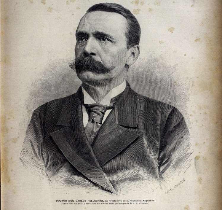 Carlos Pellegrini, 1895 - Witcomb para La Ilustración Sudamericana