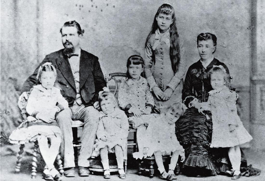 familia bagley, circa 1879