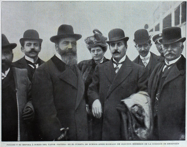 Giacomo Puccini en Buenos Aires, 1905 - La Ilustración Sudamericana