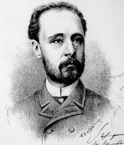 Miguel Ángel Juárez Celman, 1885 - F.B. de Carvalho