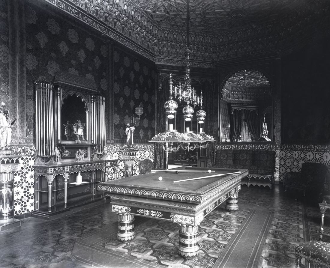 palacio ortiz basualdo, salón de billar, 1886 - witcomb