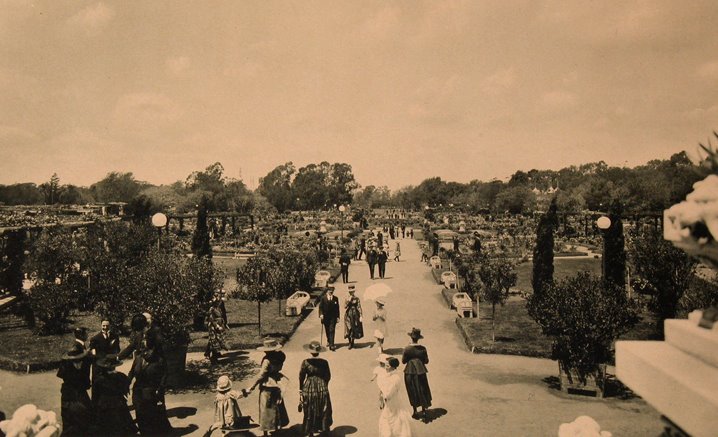 parque 3 de febrero, palermo, circa 1900