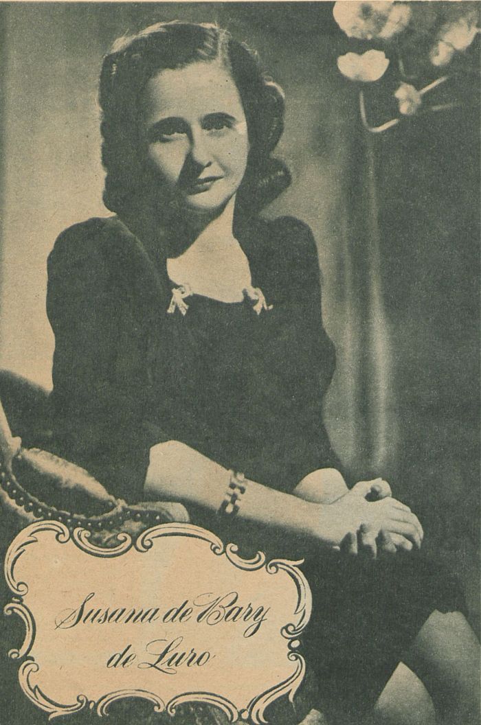 susana de bary de luro, 1943