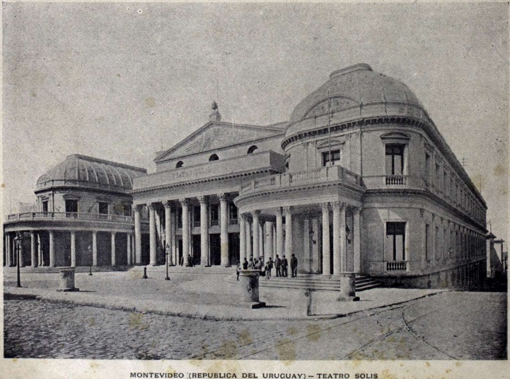 Teatro Solís, 1895 - La Ilustración Sudamericana