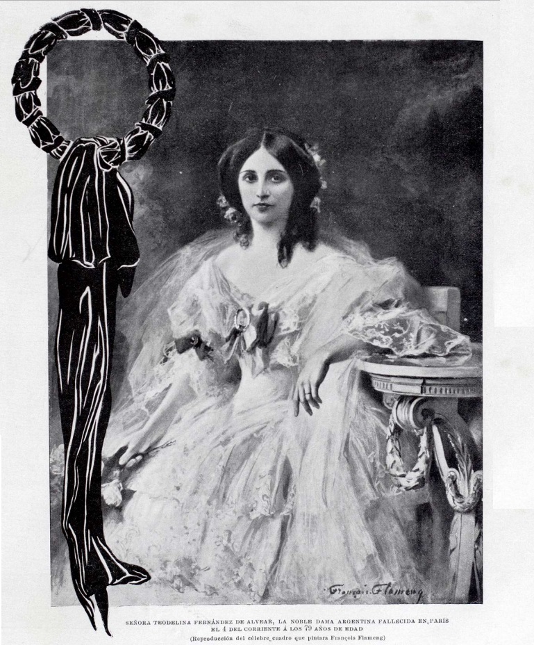 Teodelina Fernández de Alvear - La Ilustración Sudamericana, 1909
