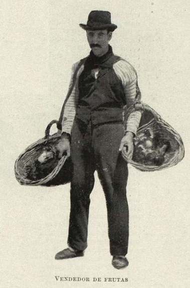Vendedor de frutas - La Ilustración Sudamericana, 1901
